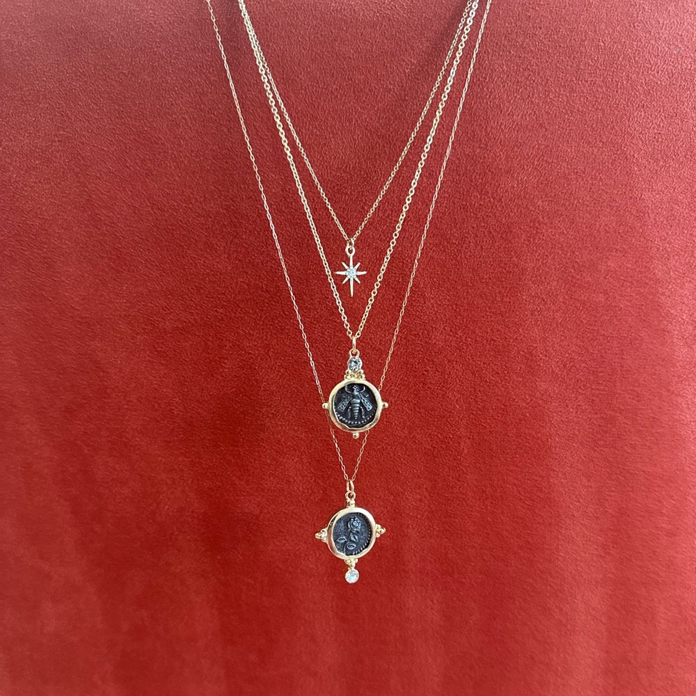 Handmade Multi-Layered Necklaces with Charms